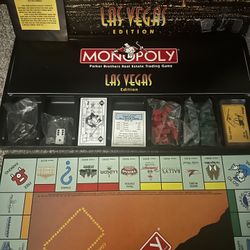 1997 Monopoly Las Vegas Edition with Pewter