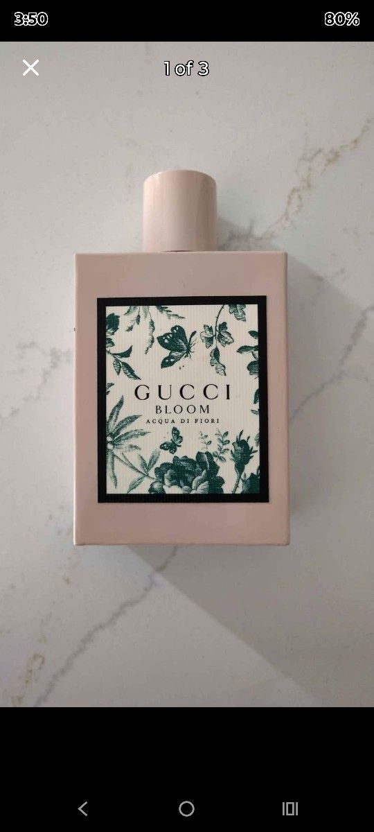 New Women's GUCCI BLOOM Aqua De Fiori 3.3 Oz