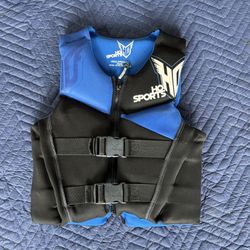 HO sports Blue & Black Youth Life Jacket 50-90 Lbs