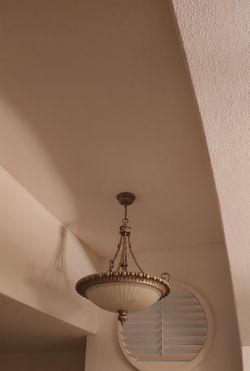 Beautiful large soft gold lamp