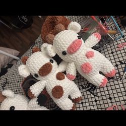 Crochet cows 