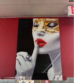 Modern Tempered Glass Wall Art / Decor Piece