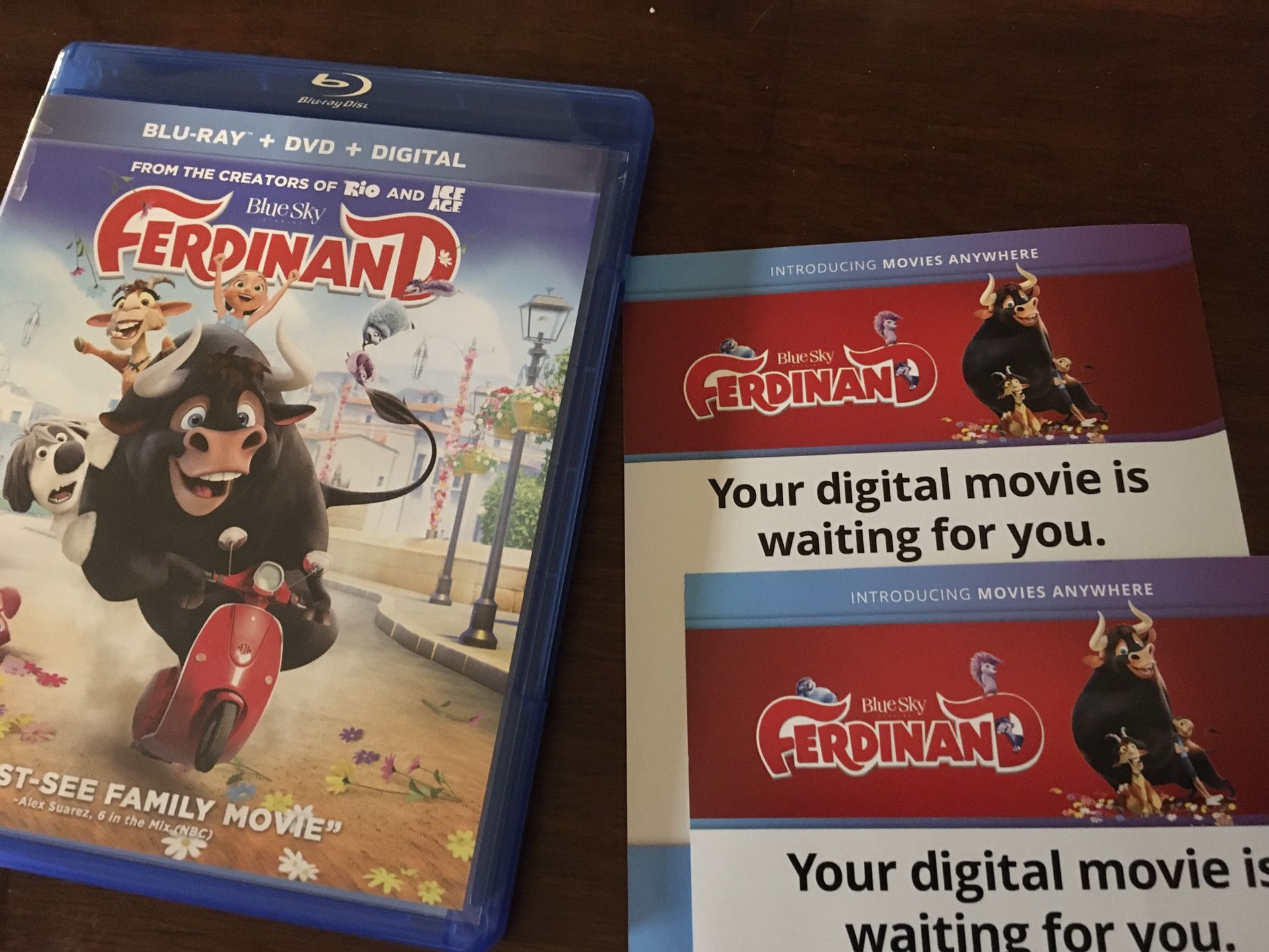 Digital Copy of "Ferdinand”. I can ONLY accept Zelle or cash