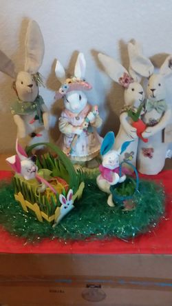 Easter rabbits and assortment brand new