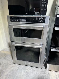 Kitchenaid 27” microwave oven combo