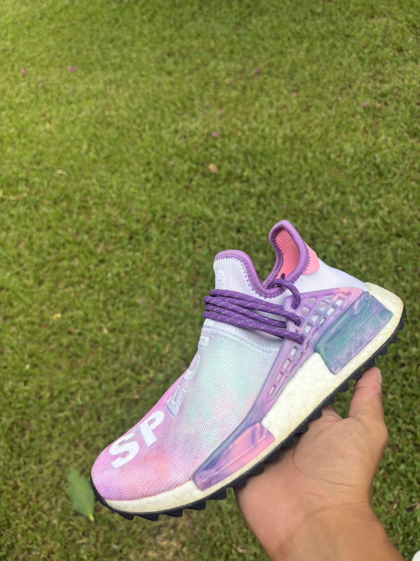 adidas gazelle silver green womens Adidas Human Race NMD Pharrell Holi Festival (Pink Glow) – CRUIZER main image 0