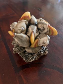 Harmony Kingdom puffin stuff trinket box