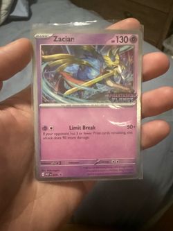 Sealed Zacian Promo Card #015 – Pokémon TCG