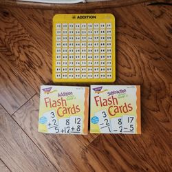 Addition/Subtraction Flash Cards + Adding Machine