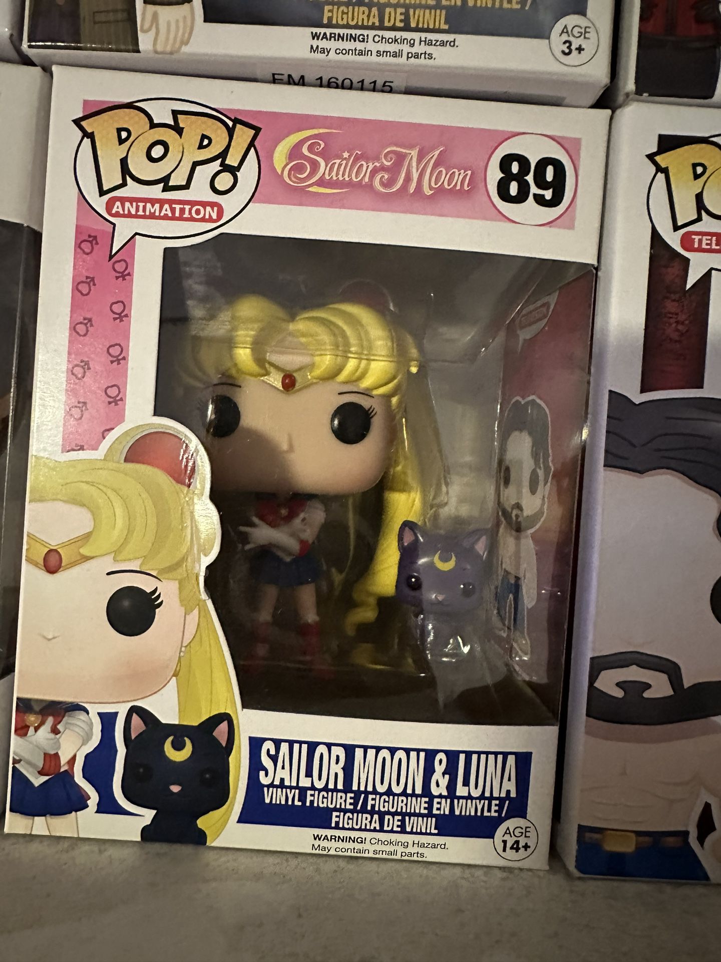 Sailor Moon and Luna Funko Pop