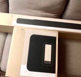 Brand New Sealed + Warranty! Sonos “Arc-Ultra” (Black) + Sonos Sub4 (Black).   Soundbar plus wireless subwoofer .