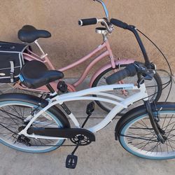 26in His & Hers Beach Cruisers 