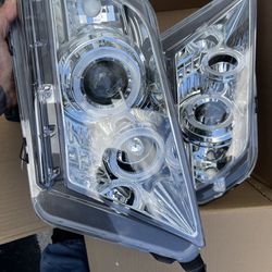 Mustang Aftermarket Halo Led Headlights 