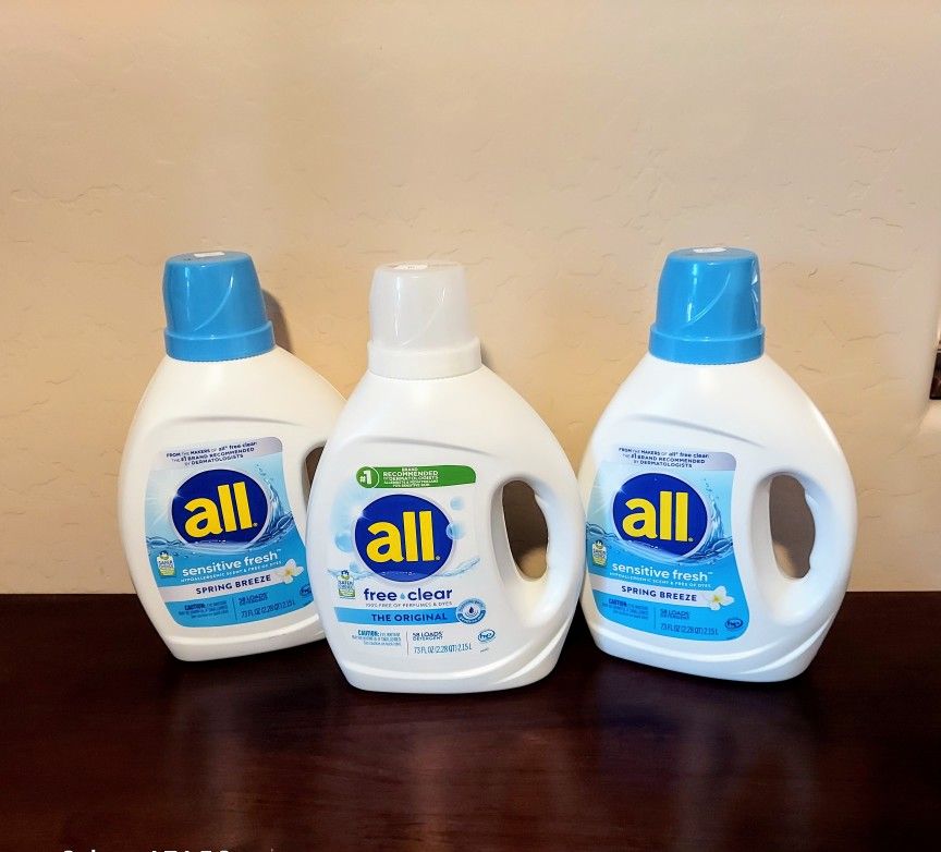 All Free & Clear or Sensitive Laundry Detergent $10 Each- x Streets Ray and Higley