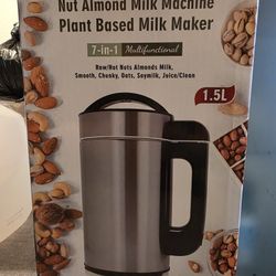 New !!en su caja  NUT ALMOND MILK MACHINE PLANT BASED MILK MAKER