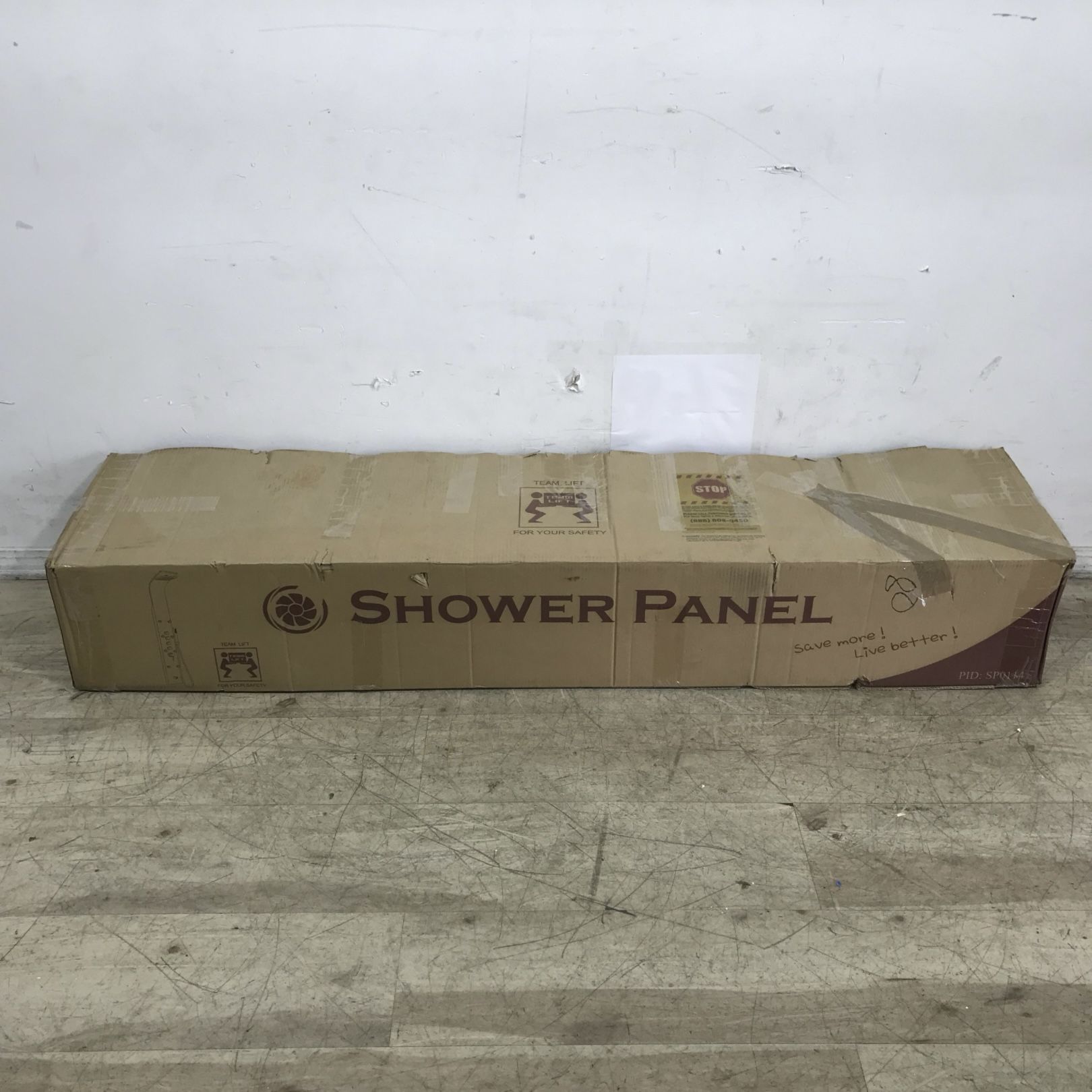 AKDY 65" 8-Jet Rainfall Shower Panel System