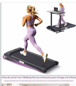 Portable Treadmill for Home Small, Walking Pad Treadmill with Incline, Compact Under the Desk Treadmills for Small Spaces, Electric Small Treadmills f