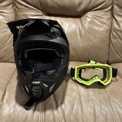 Helmet And Goggles