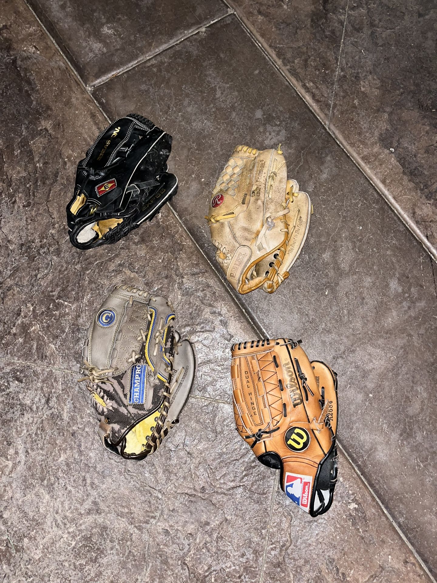 Used Baseball Gloves