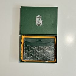 Goyard Card Holder - Dark Green
