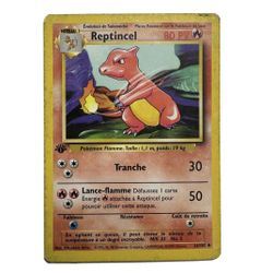 1st Edition French Reptincel #24/102 1999 Base Set - Non-Holo Uncommon  - MP