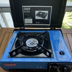 Coleman Single Burner Butane Camping Stove with Fuel