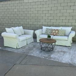 *Free Delivery* Rowe Furniture Couch Sofa Loveseat Set 