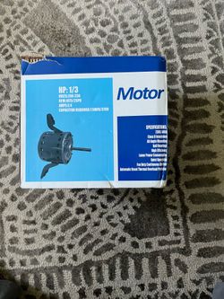 HP: 1/3  blower motor