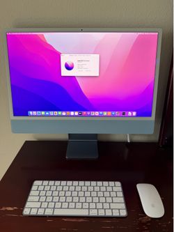 Apple iMac 24” M1 (2021) – 16GB RAM / 1TB SSD – Blue – Like New