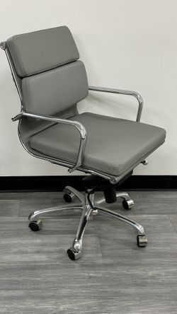 New Soft Pad Office Chair In Grey