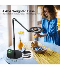 Phone Holder Stand with Weighted Base