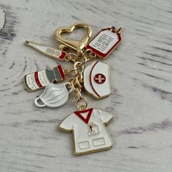 Nurses Charm Keychain 