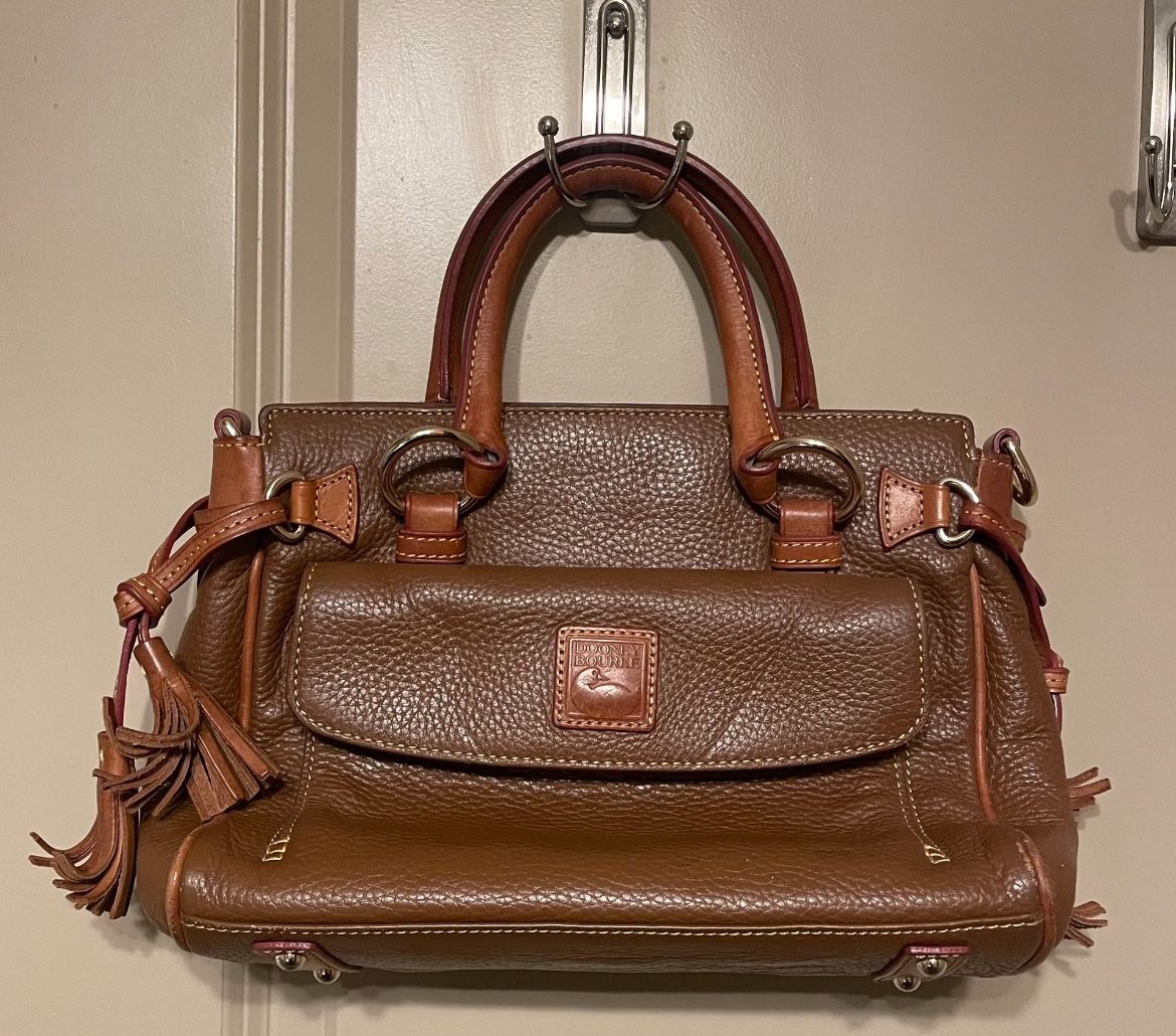 Dooney & Bourke Pebble Leather Satchel — $25
