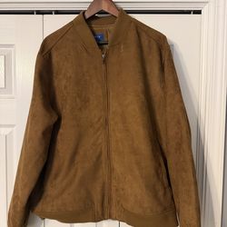 Brown suede bomber (Apt9 XL)