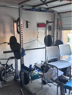 Weight bench setup