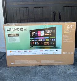 43” Lg smart 4k led Uhd tv