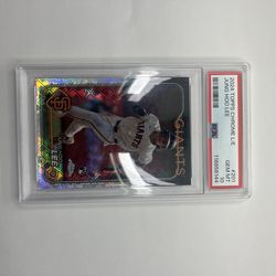 PSA 10 Gem Mint 2024 Topps Chrome Logofractor Jung Hoo Lee RC