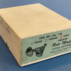 Grover Roto-Matic Vintage Guitar Machine Tuners - Set of 6 - Gold