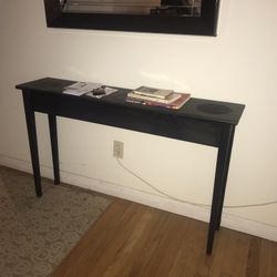 Thin Shaker style hall table