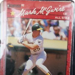 Mark McGwire The 1990 All-star Card And The 1989 All-Star Card