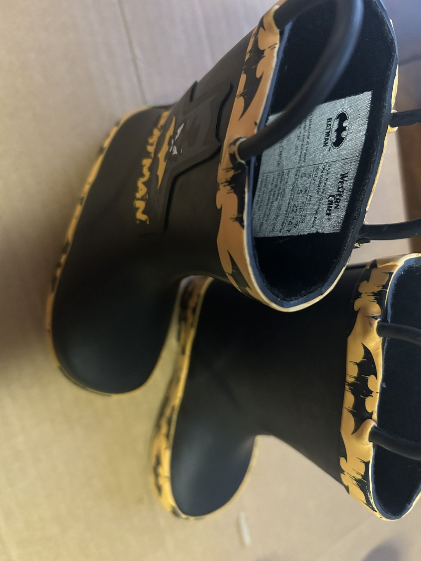 Batman Western Chief Rain Boots - Size 6c