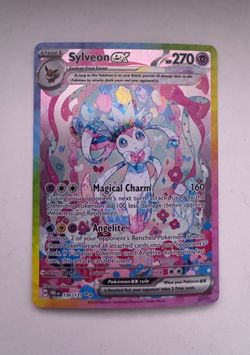 Prismatic Evolutions Sylveon ex SIR 156/131 Pokemon Card