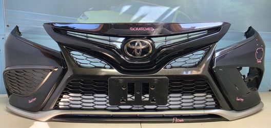 2021-2024 TOYOTA CAMRY SE, XSE FRONT BUMPER W/GRILLE AND SE SOR RADAR
