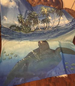 Underwater Shower Curtain 