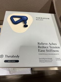 Theragun Relief Massage Gun – Navy – Factory Sealed