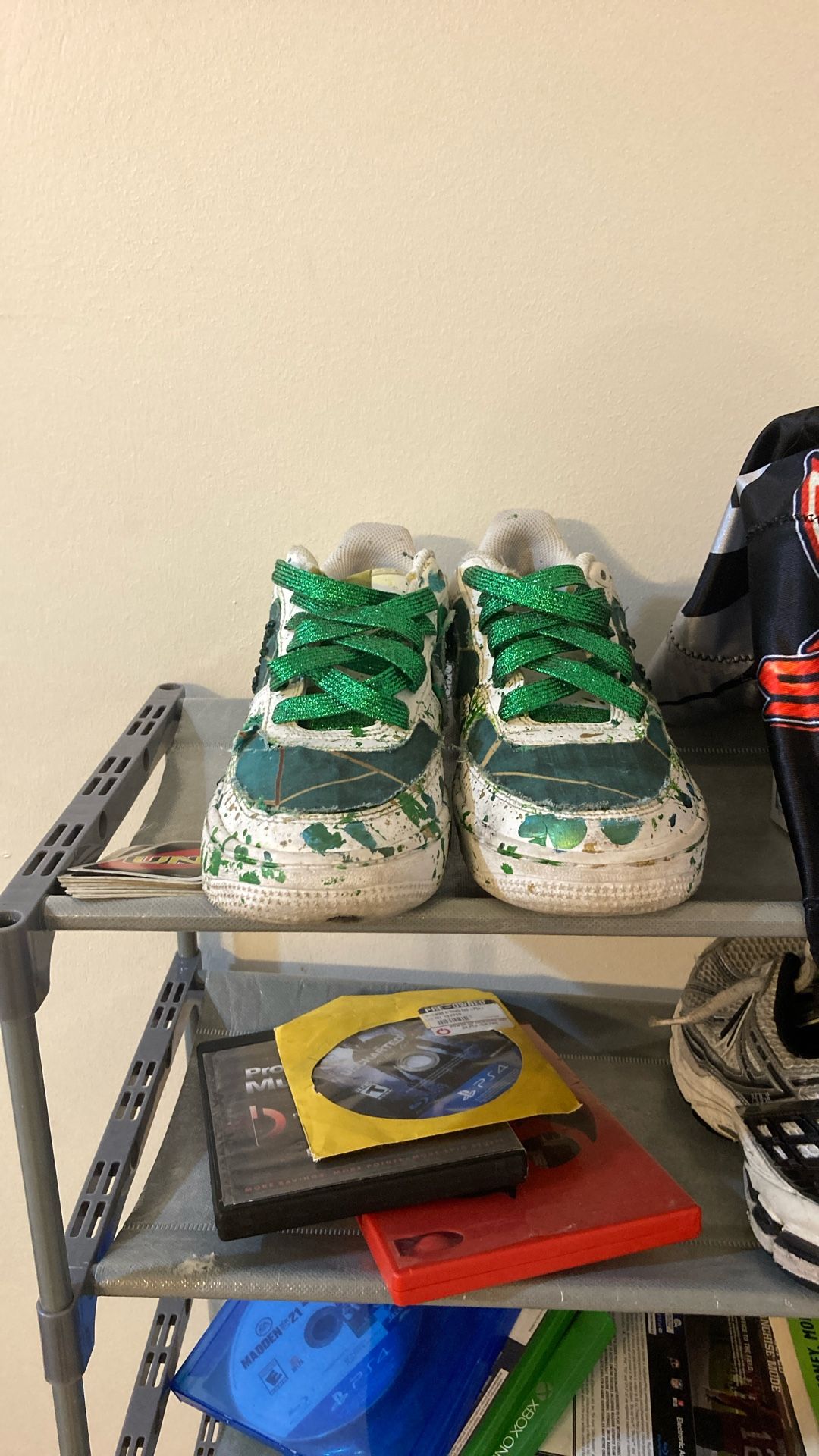 Custom Made Air Forces Size 5.5 Boys
