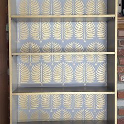 Refinished Bookshelves 