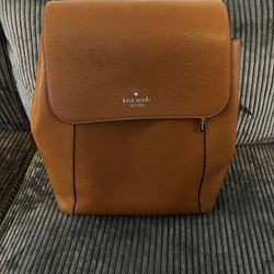 Kate Spade Lena Flap Backpack KH437 Warm Gingerbread