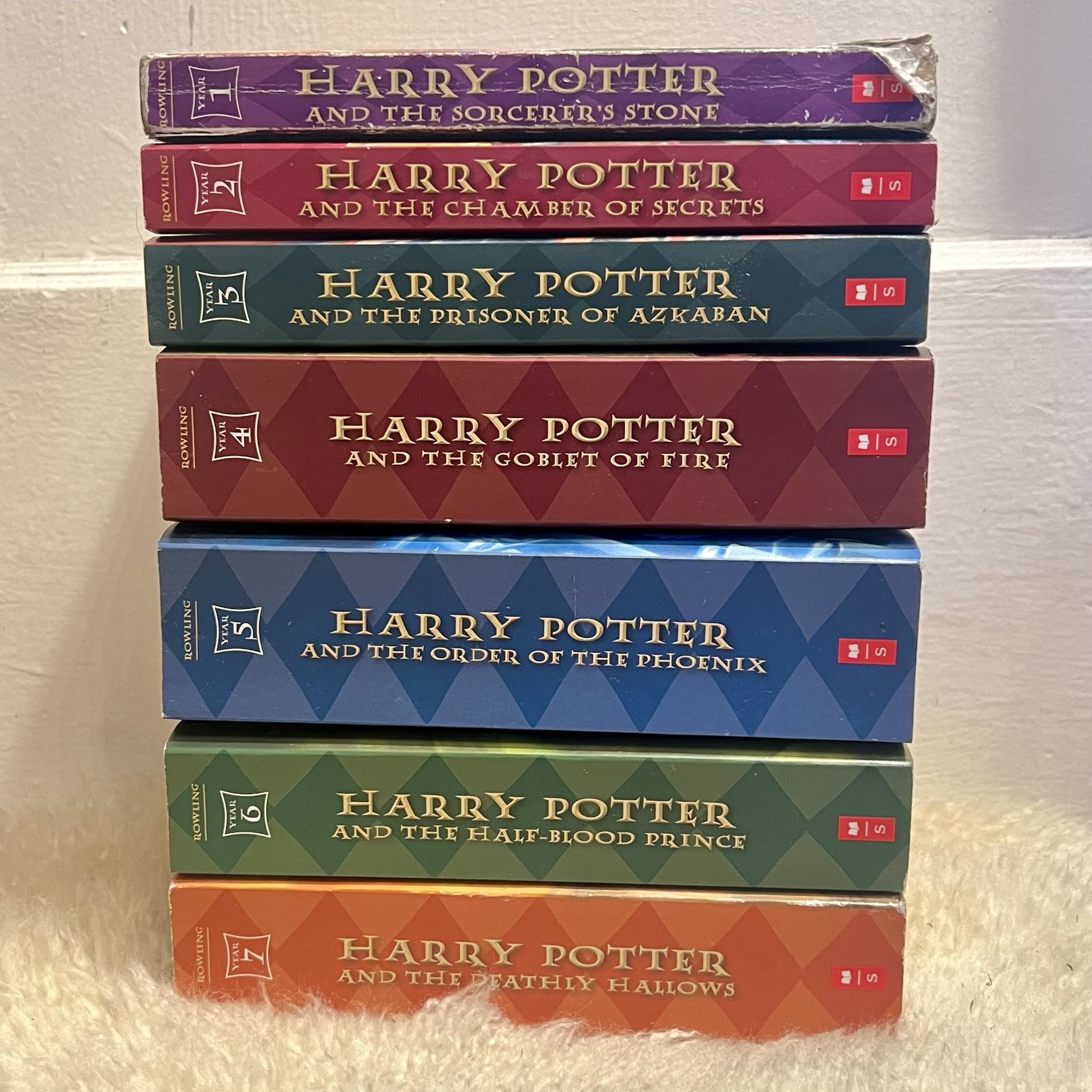 Harry Potter: The Complete Book Series By J.K. Rowling (Paperback)