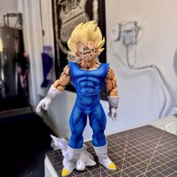 Majin Vegeta Custom Painted PVC Statue 